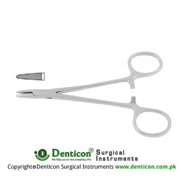 Converse Needle Holder Jaws With Longitudinal Serrations Stainless Steel, 13 cm - 5"